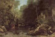 The Shaded  stream Courbet, Gustave
